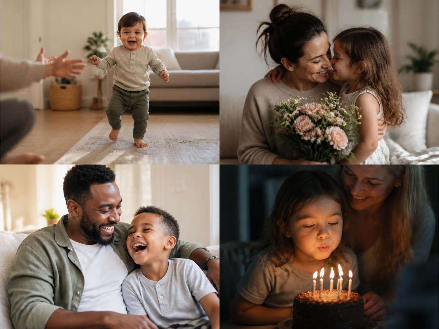 An everyday family moment at home